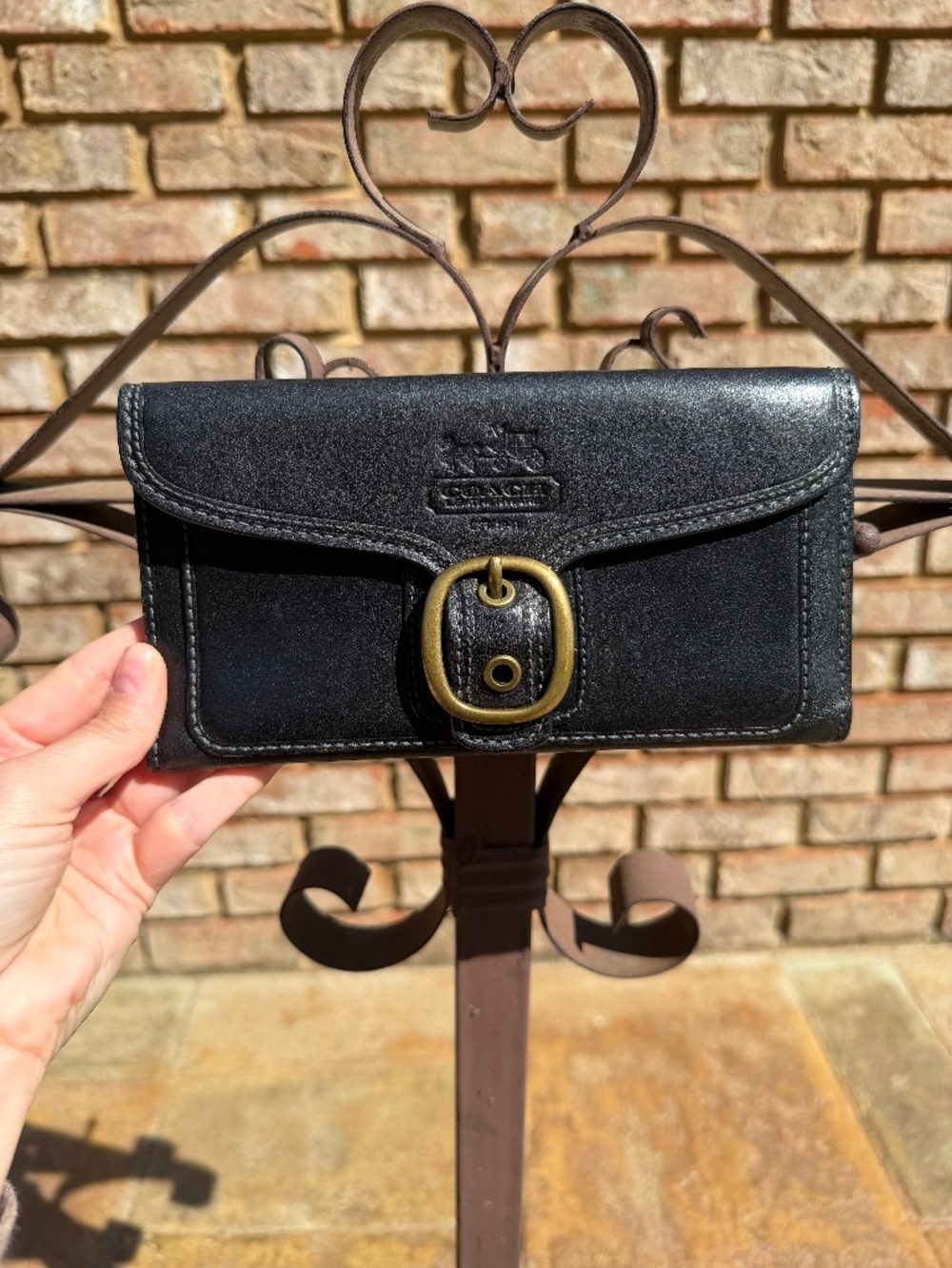 COACH Bleecker Checkbook Wallet